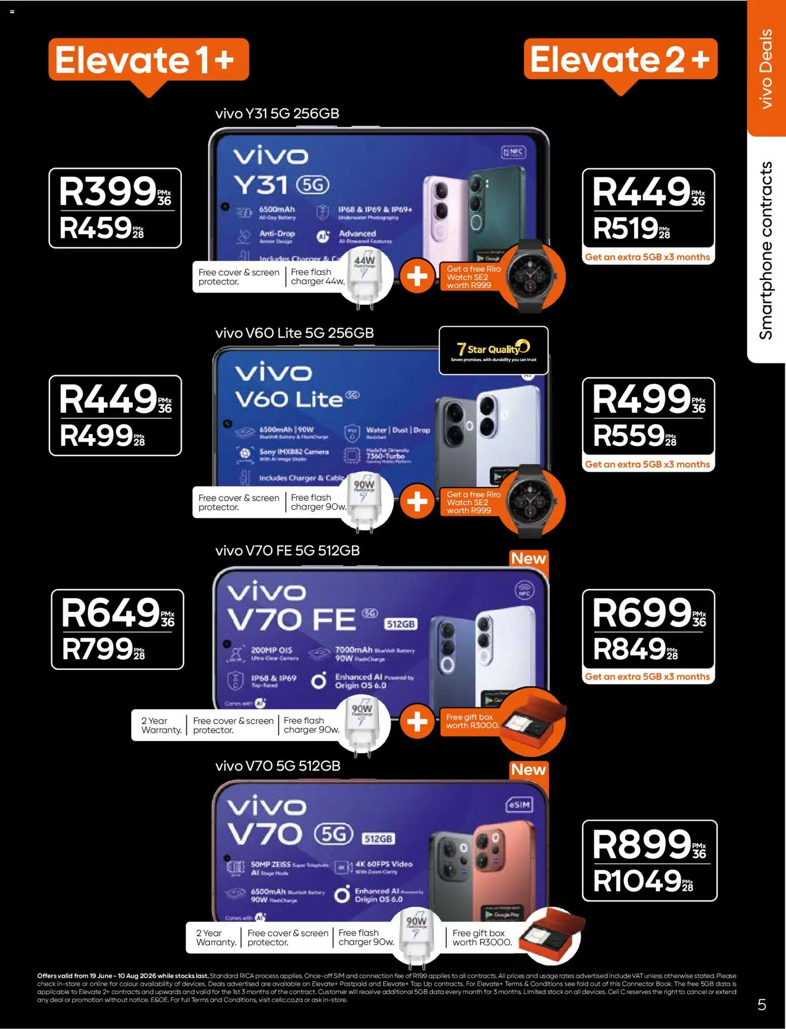 New Cell C catalogue – valid from 19.06.2026 | Page: 7