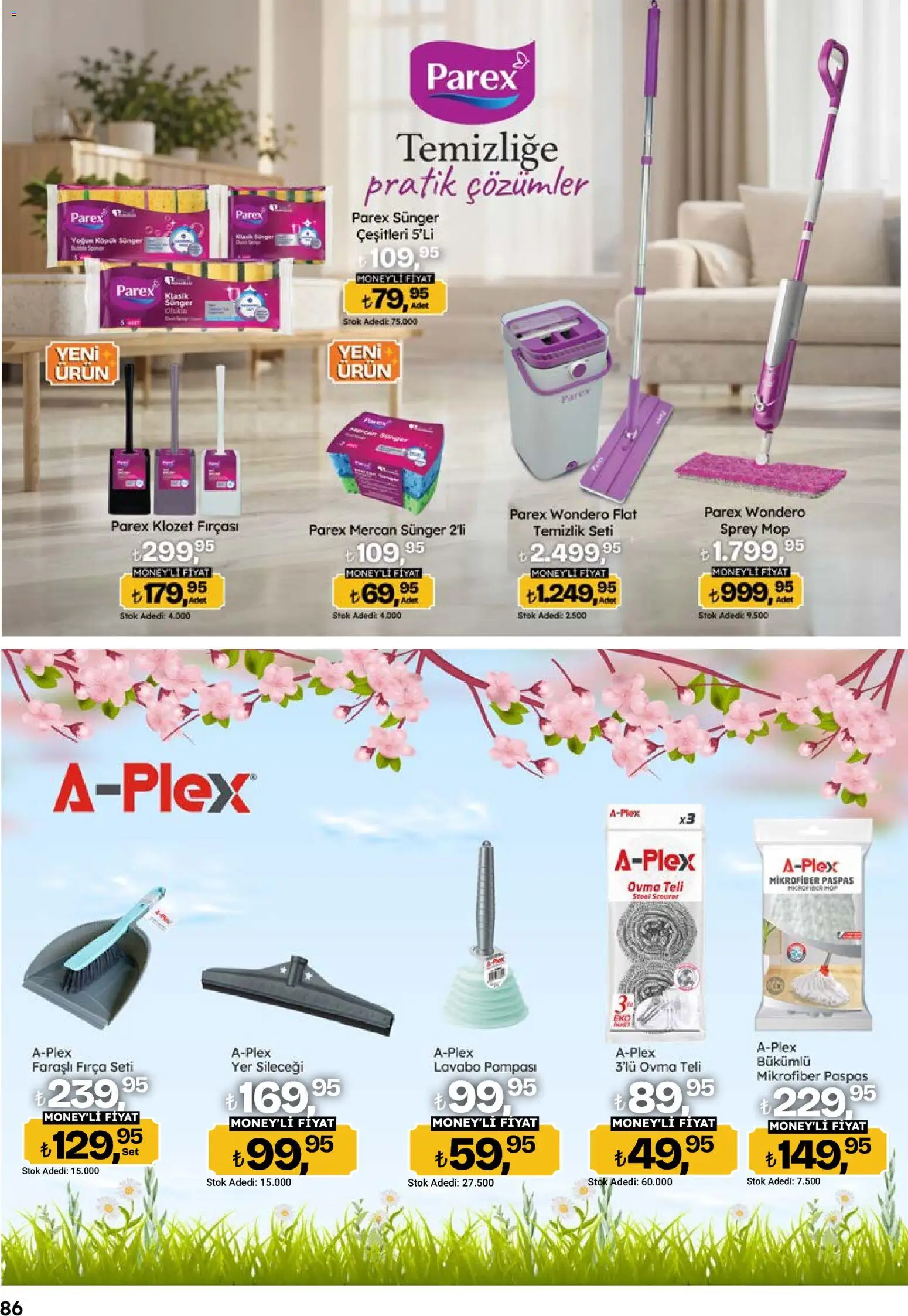 Migros Katalog - 5M Migroskop Dijital - 08 Ekim 2026 tarihinden itibaren geçerlidir | Sayfa: 86 | Ürünler: Lavabo, Paspas, Fırça