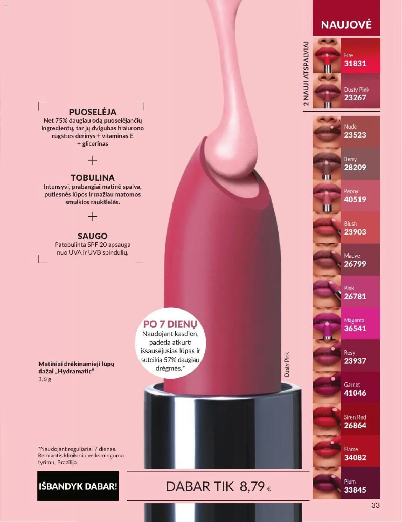AVON akcijos nuo 2026.09.01 | Puslapis: 33