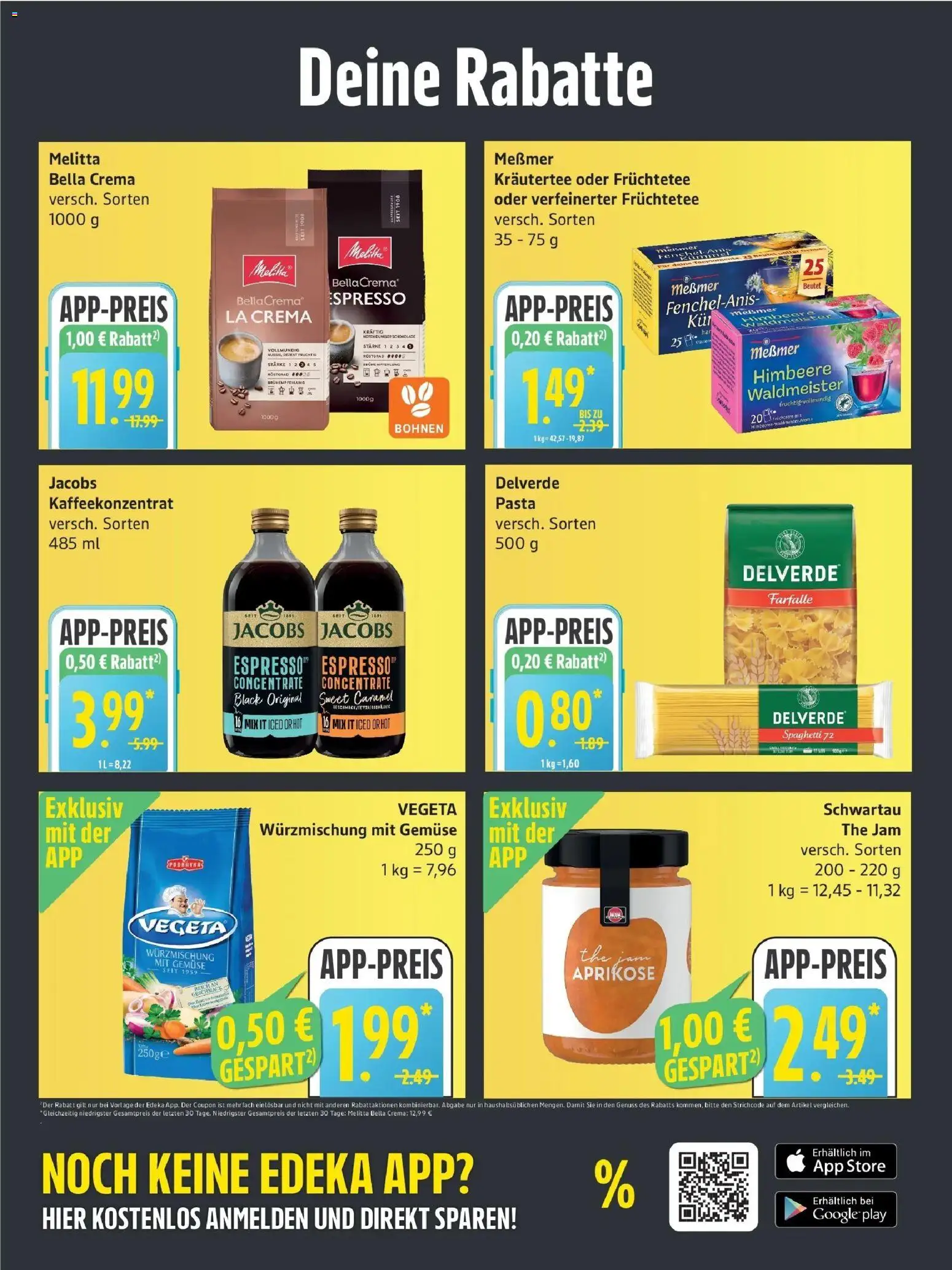 Edeka Prospekt Neu Wulmstorf (ab 26.10.2026) » Angebote Online | Seite: 6 | Produkte: Früchtetee, Spaghetti, Kräutertee, Pasta