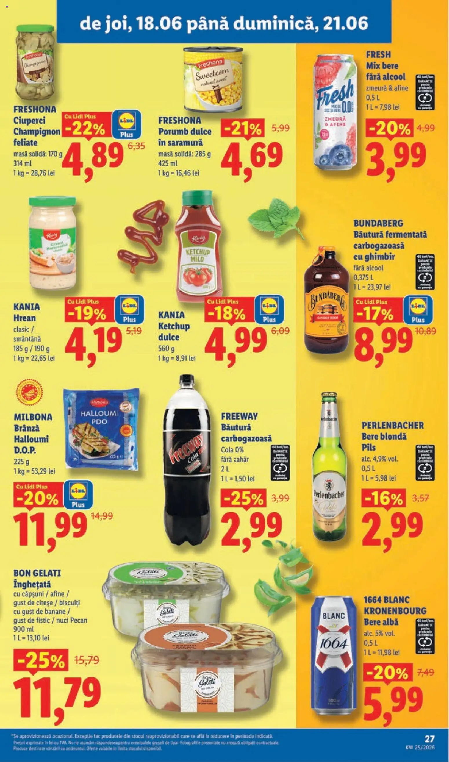 Noul catalog Lidl – valabil de la 15.06.2026 | Pagină: 27 | Produse: Afine, Amerikan servis, Fistic, Nuci