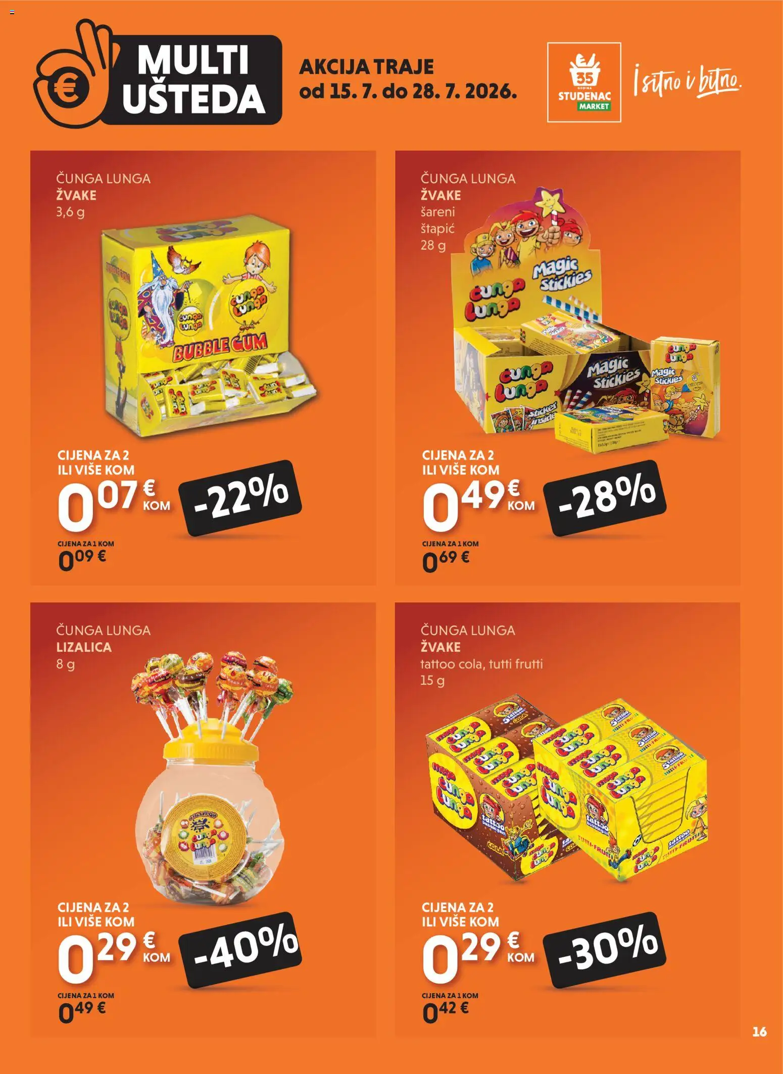 Studenac katalog | vrijedi od 15.07.2026 | Stranica: 16