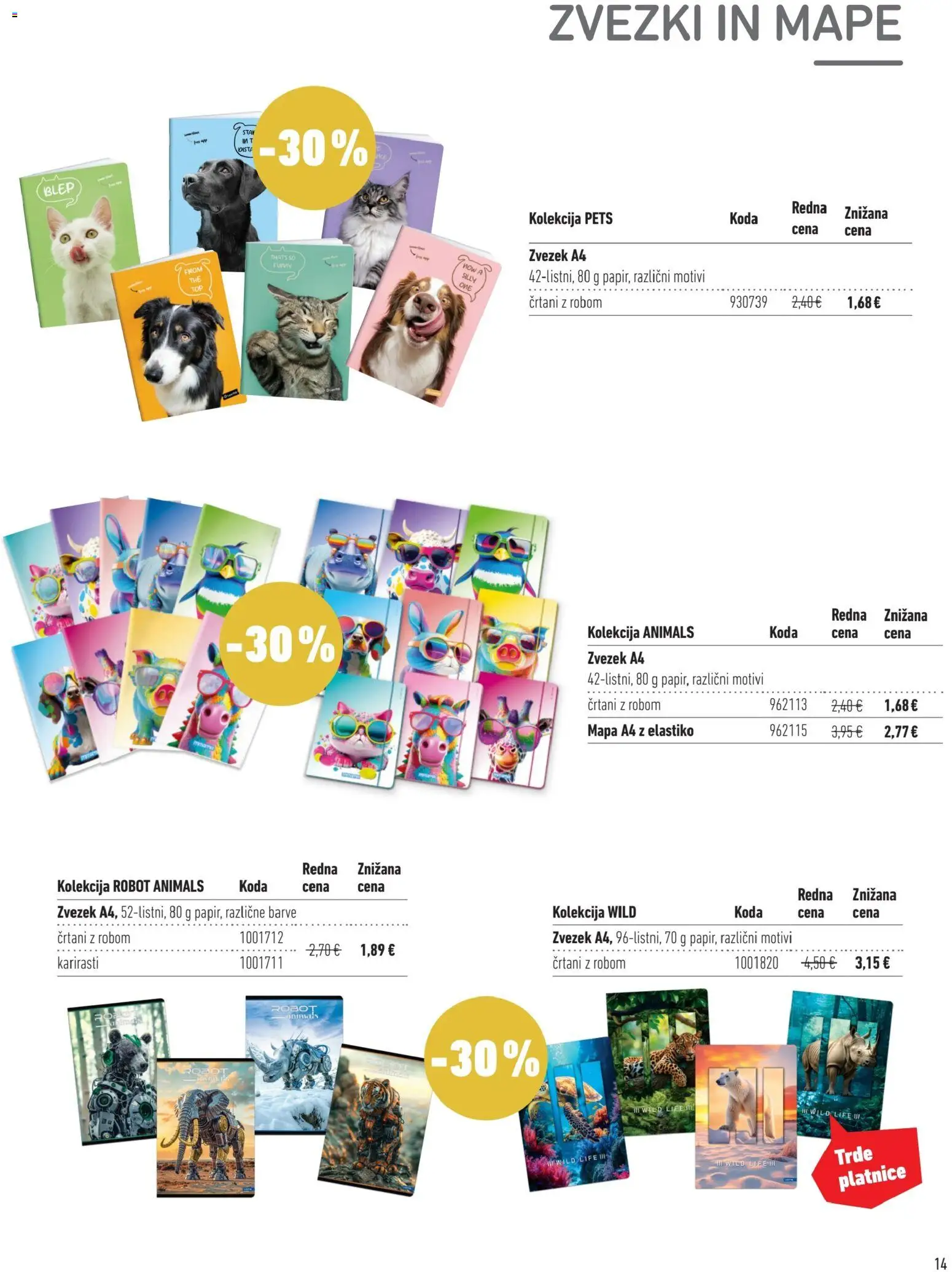 Novi Mladinska Knjiga katalog ponudbe – veljaven od 01.08.2026 | Stran: 15 | Izdelki: Robot, Zvezek, Mapa
