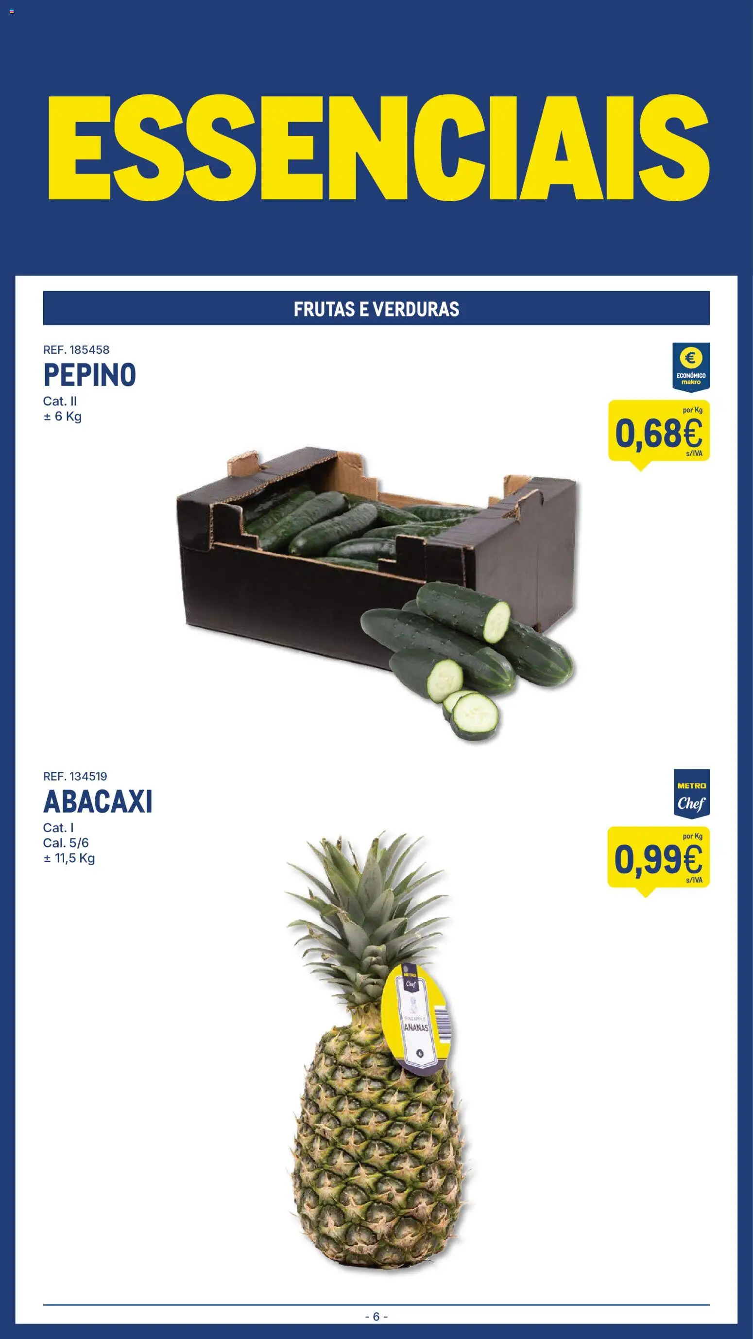 Makro folheto │ válido de 16.06.2026 | Página: 6 | Produtos: Abacaxi