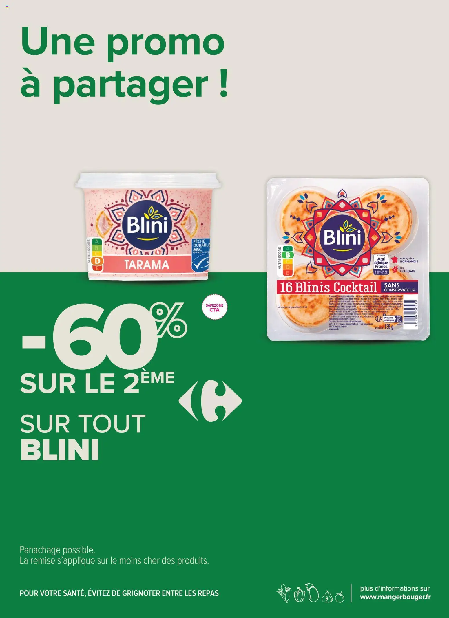 {H1} | Page: 12 | Produits: Pêche, Tarama, Blinis, Cocktail