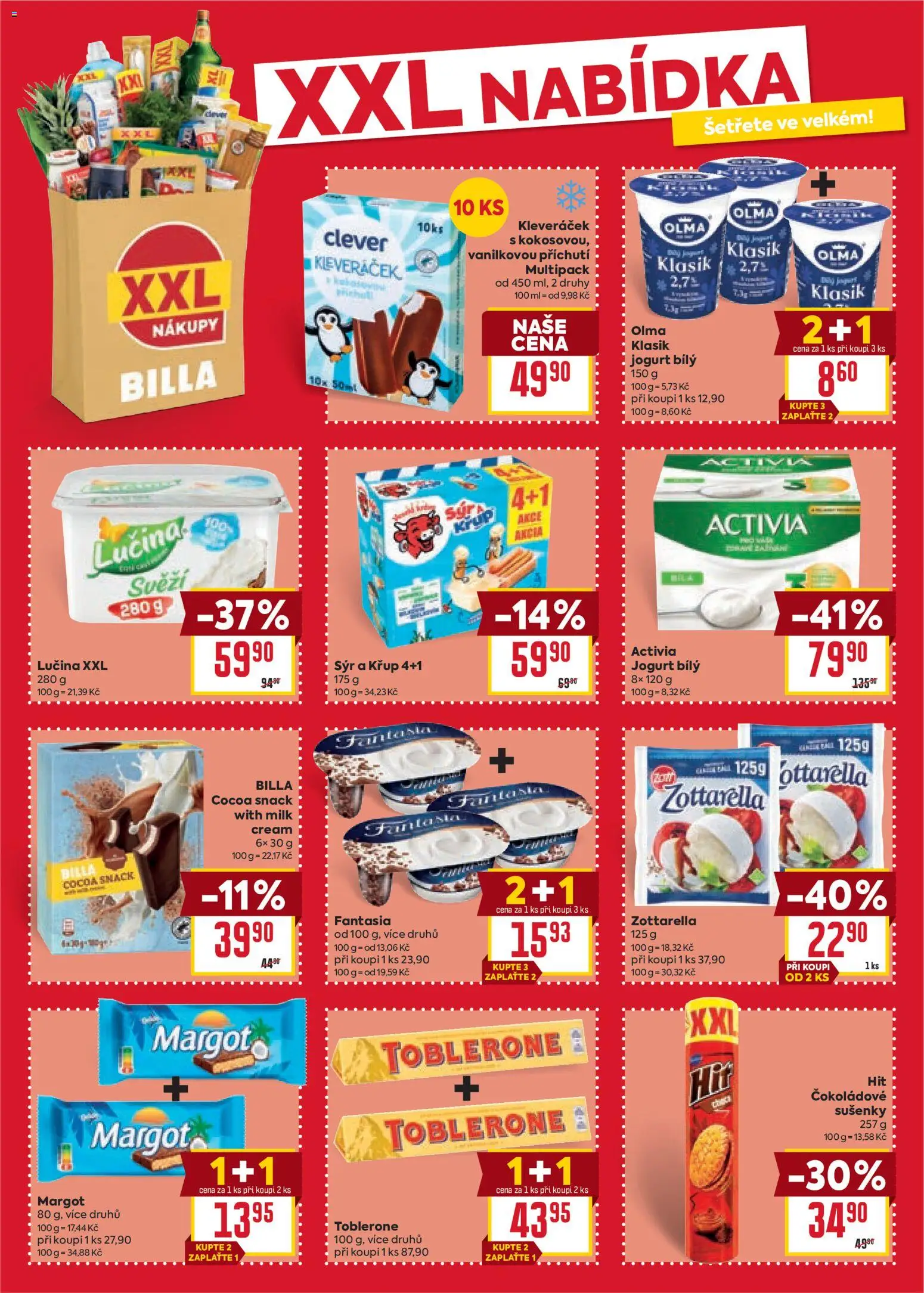Billa Velký leták od 10.06.2026 | Strana: 12 | Produkty: Sýr, Lučina, Clever, Sušenky