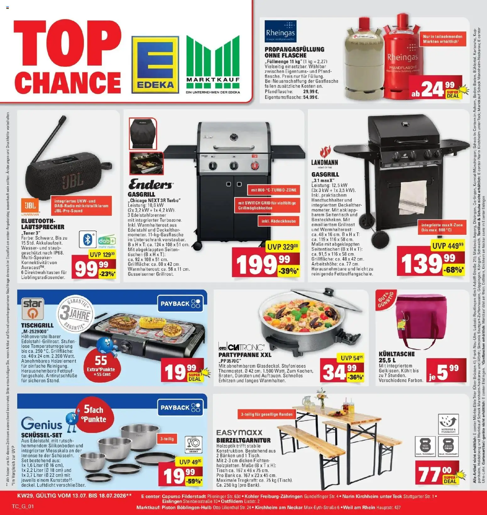 Edeka prospekt Göppingen – gültig ab 13.07.2026 | Seite: 33 | Produkte: Lautsprecher, Unterschrank, Wasser, Radio