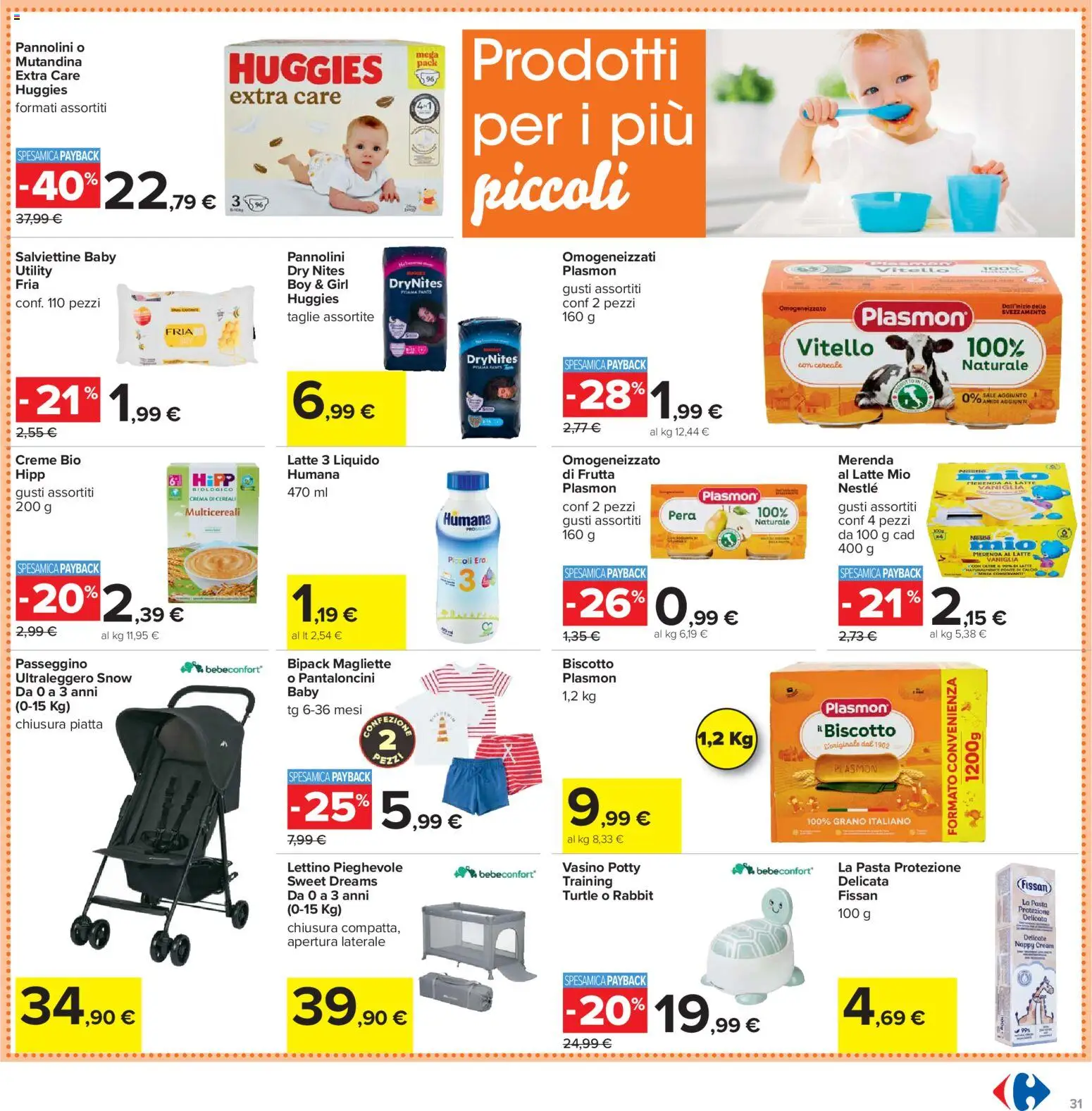 Volantino Carrefour del 19.05.2026 | Pagina: 31 | Prodotti: Frutta, Pasta, Pera, Vitello
