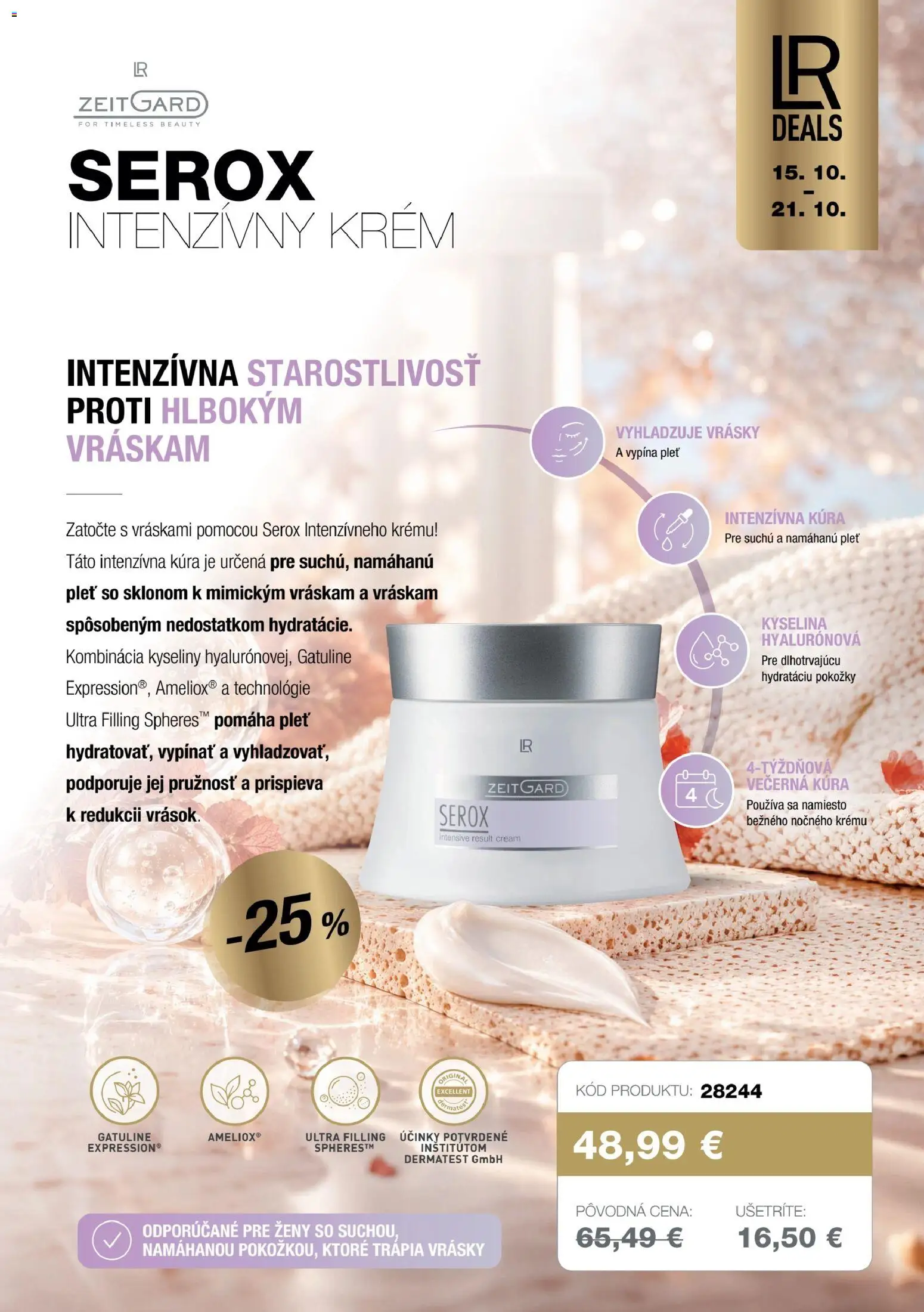 Nové LR akcie – leták je platný od 15.10.2026 | Strana: 3 | Produkty: Krém