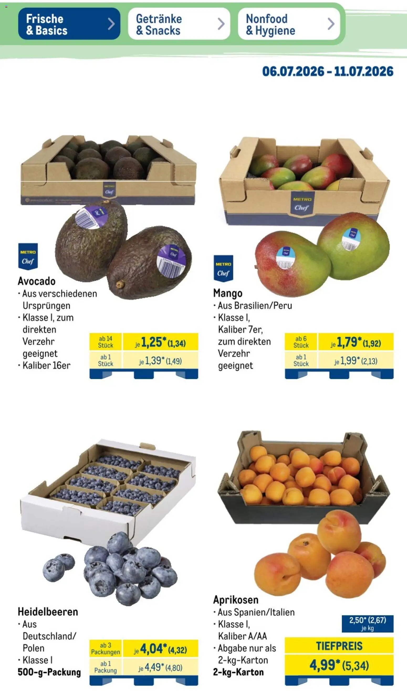 Metro Non Food & Hygiene – gültig ab 06.07.2026 | Seite: 37 | Produkte: Tintenfisch