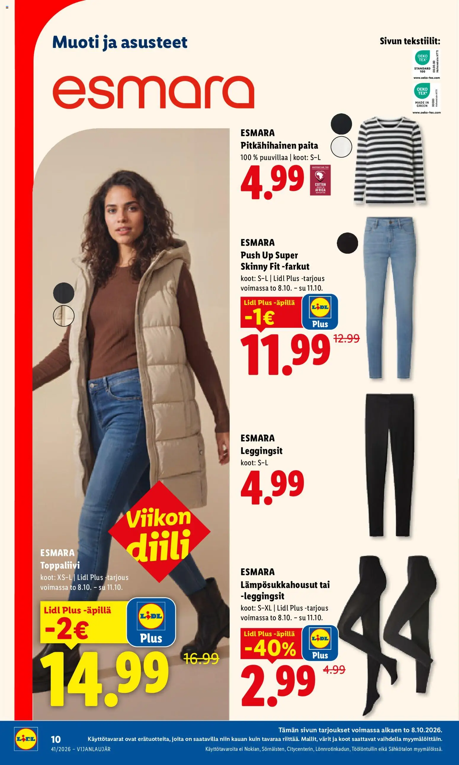 Lidl tarjoukset – voimassa 08/10/2026 alkaen | Sivu: 16