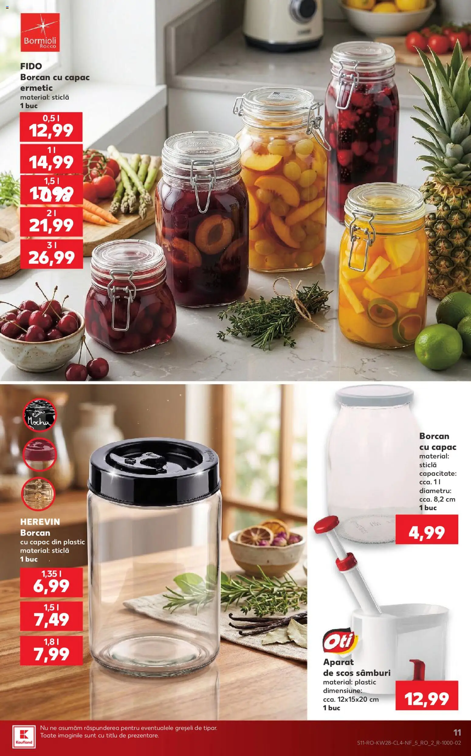 Noul catalog Kaufland – valabil de la 08.07.2026 | Pagină: 11 | Produse: Borcan