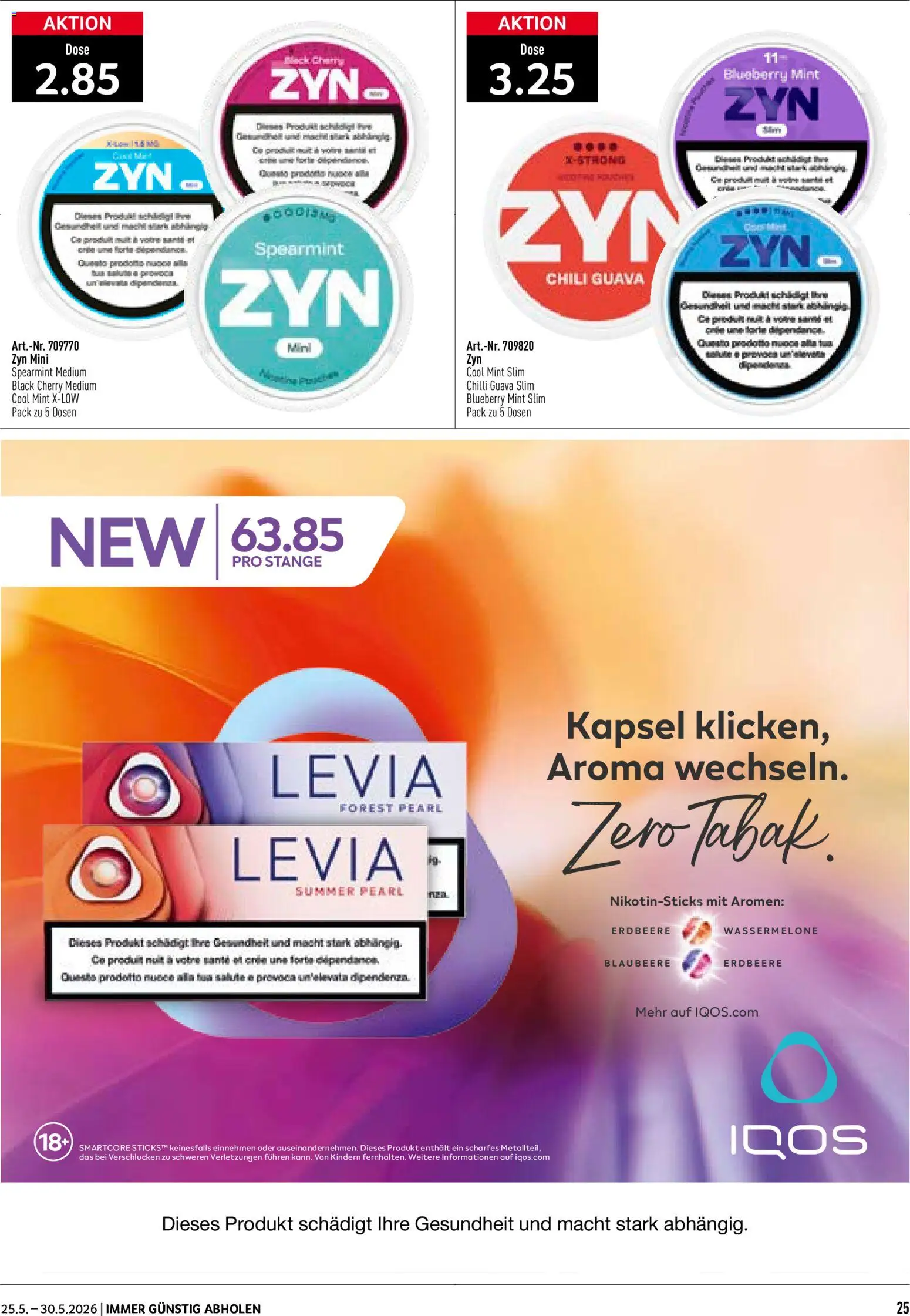 Prodega aktionen – gültig ab 25.05.2026 | Seite: 25 | Produkte: Chili, Wassermelone