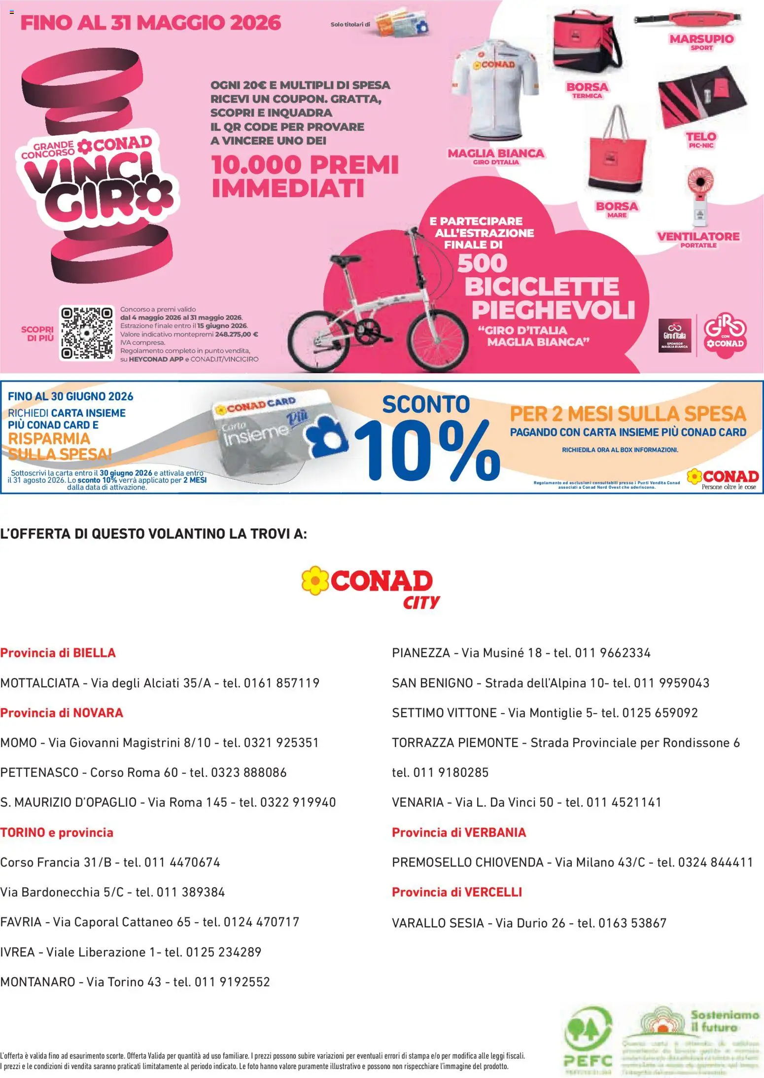 Volantino Conad del 21.05.2026 | Pagina: 8 | Prodotti: Borsa termica, Data, Borsa, Fan