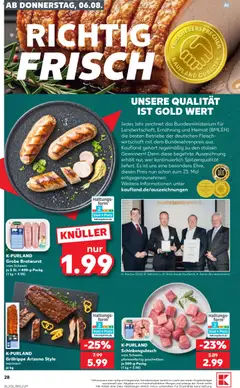 Kaufland Prospekt Bremen ab 06.08.2026 gültig | Seite: 28 | Produkte: Bratwurst, Fleisch