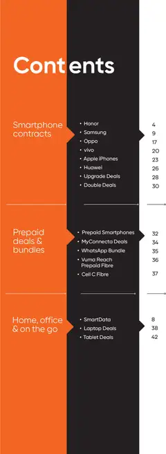 Cell C specials catalogue – valid from 06.05.2026 | Page: 2 | Products: Smartphone, Tablet, Laptop
