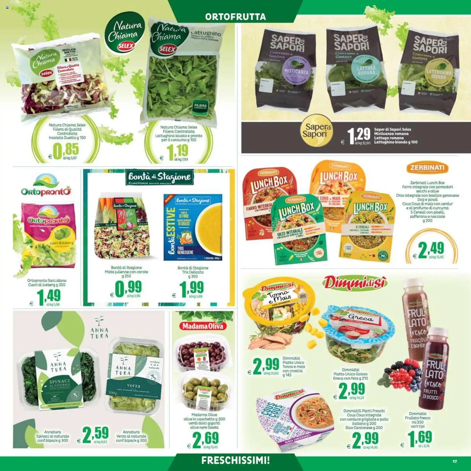 Volantino Elite Supermercati del 22.05.2026 | Pagina: 17 | Prodotti: Riso, Cereali, Olive, Nocciole