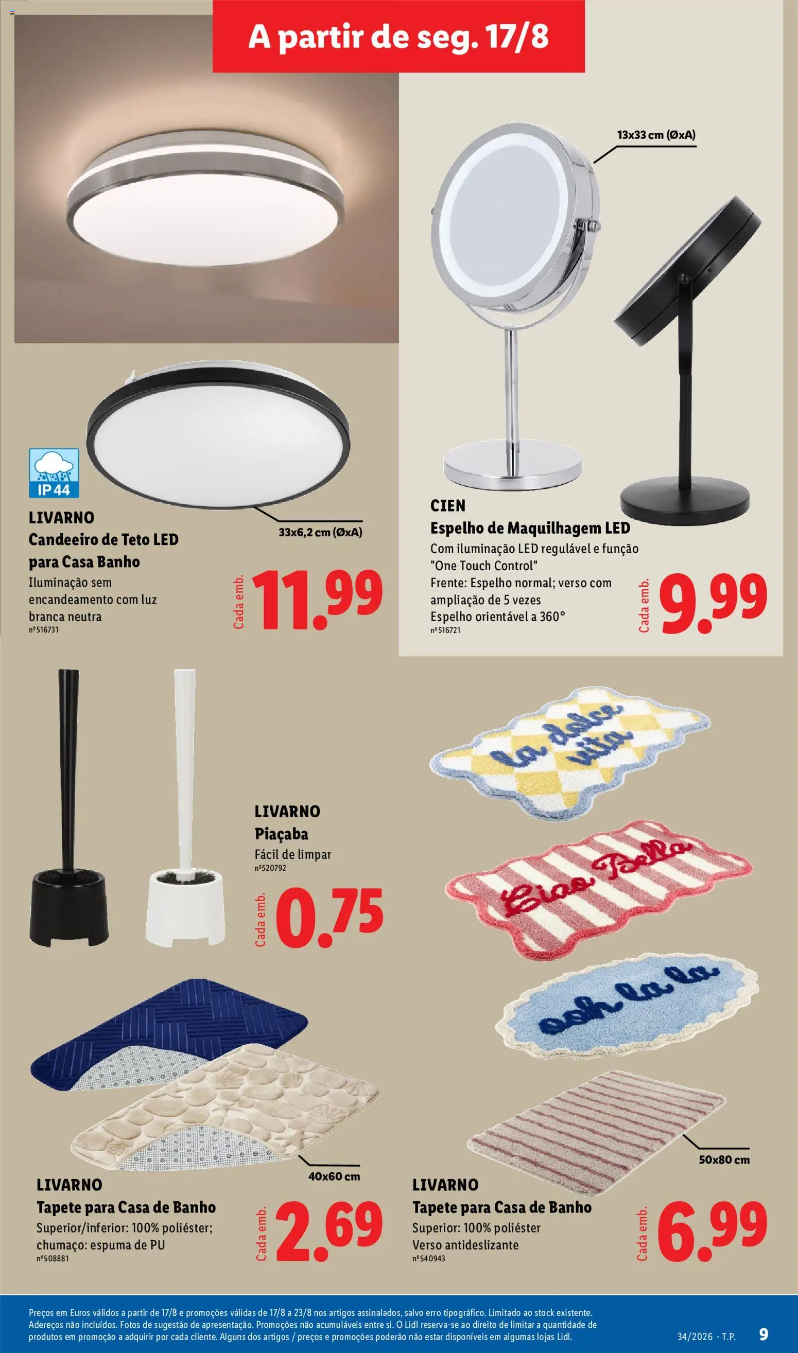 Lidl Novidades │ válido de 17/08/2026 | Página: 9