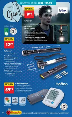 Pogląd oferty "Ciśnieniomierz z funkcją głosową*, szer. mankietu: 22-42 cm, funkcja wykrywania arytmii, w zestawie pokrowiec" - ważna od 06.06.2026 | Strona: 28
