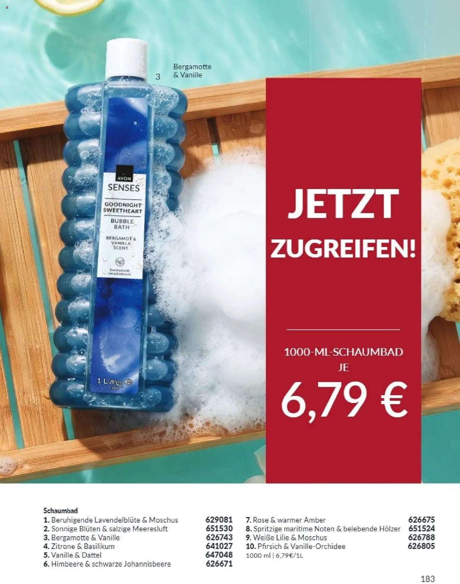 AVON Katalog September 2026 – gültig ab 01.09.2026 | Seite: 179 | Produkte: Vanille, Zitrone, Pfirsich, Himbeere