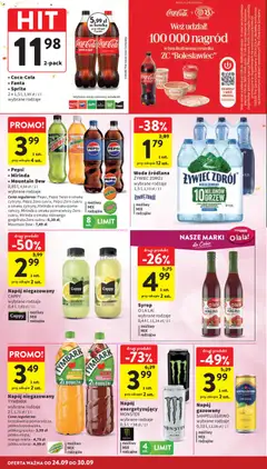 Pogląd oferty "Intermarche gazetka" - ważna od 24.09.2026 | Strona: 36 | Produkty: Mango, Gruszka, Malina, Woda