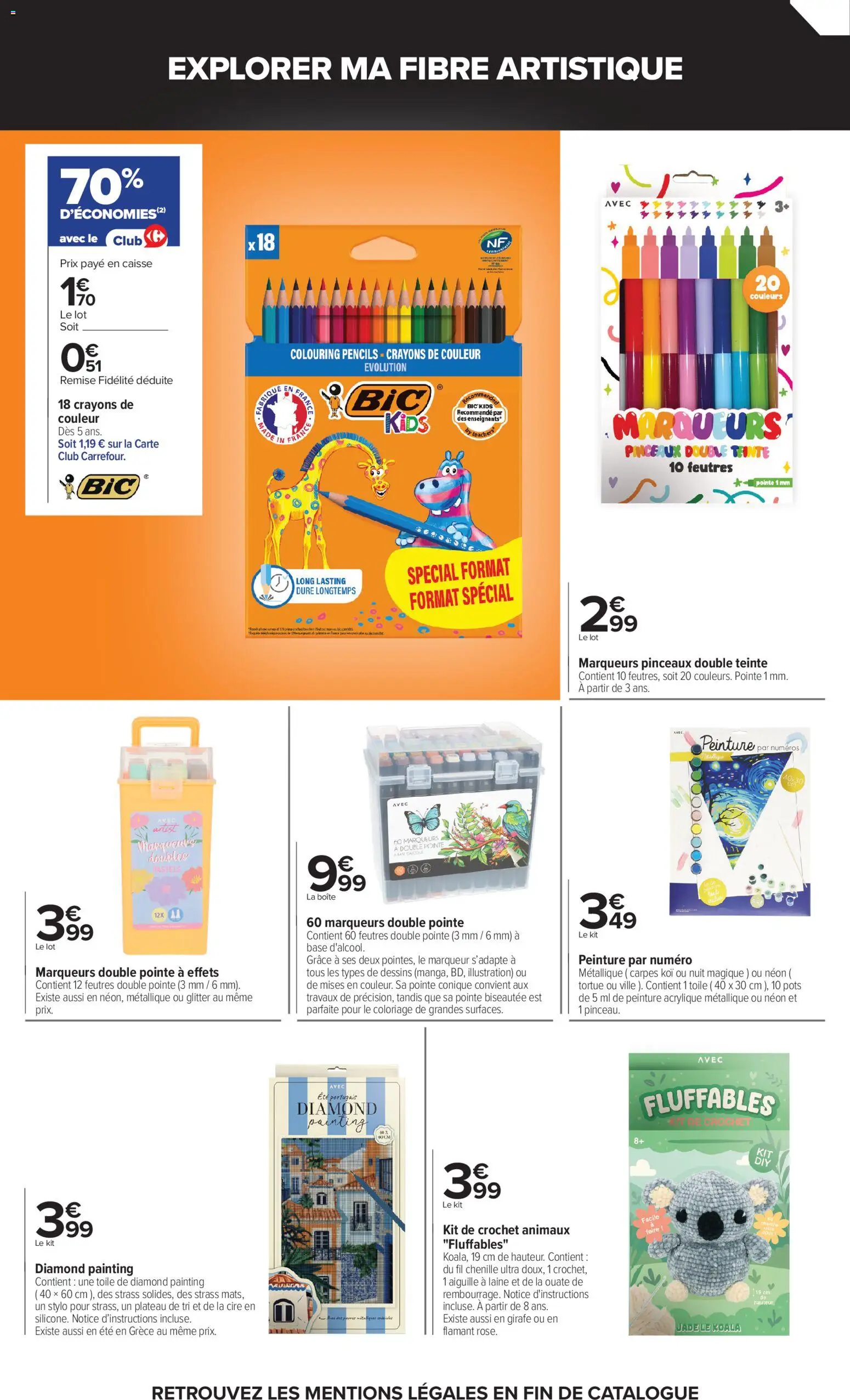 {H1} | Page: 2 | Produits: Cire, Diamond painting, Base, Crayons de couleur