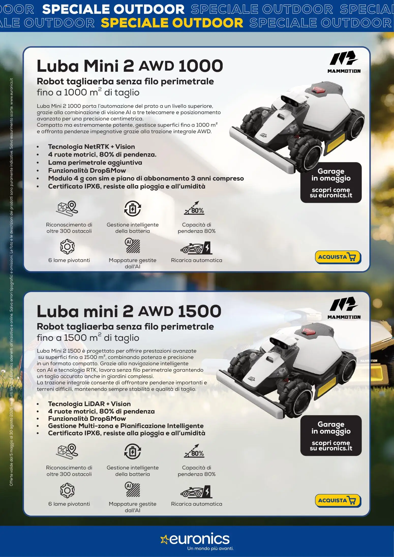 Volantino Euronics del 05/05/2026 | Pagina: 14 | Prodotti: Robot, Navigazione, Batteria