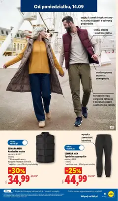 Pogląd oferty "ESMARA MEN Kamizelka męska, Kamizelka męska, rozmiary: M-XXL, 2 kolory" - ważna od 14.09.2026 | Strona: 17 | Produkty: Kamizelka, Spodnie