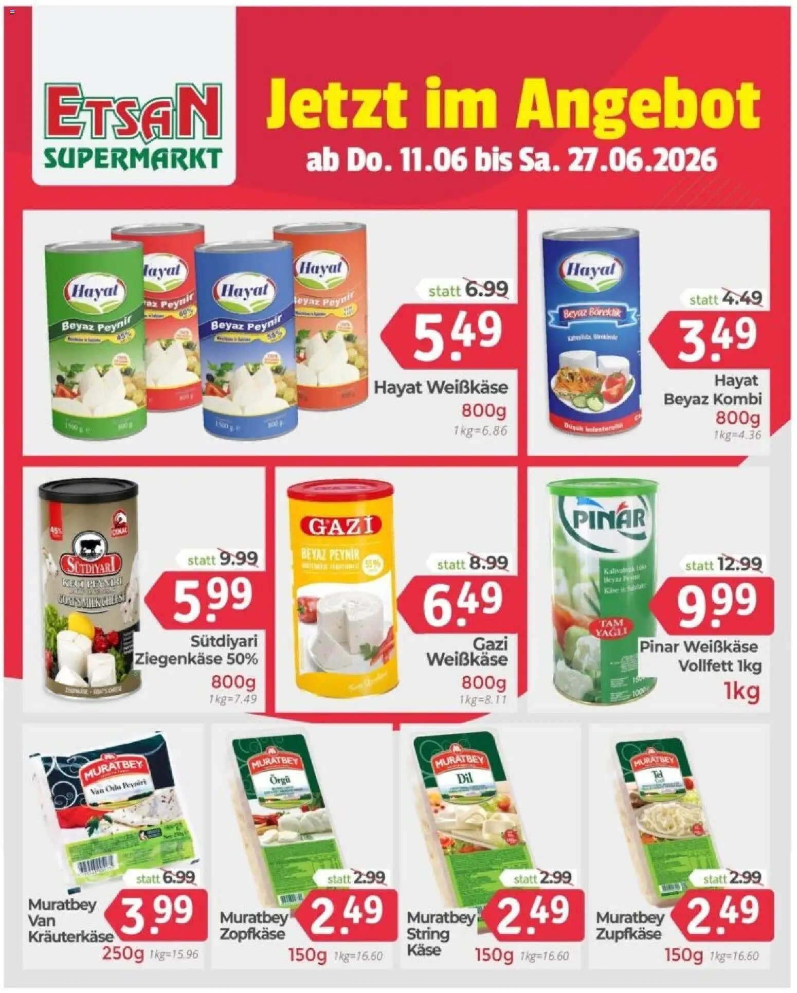 Hühnerflügel in Aktion gültig ab 11.06.2026 | Seite: 3 | Produkte: Käse