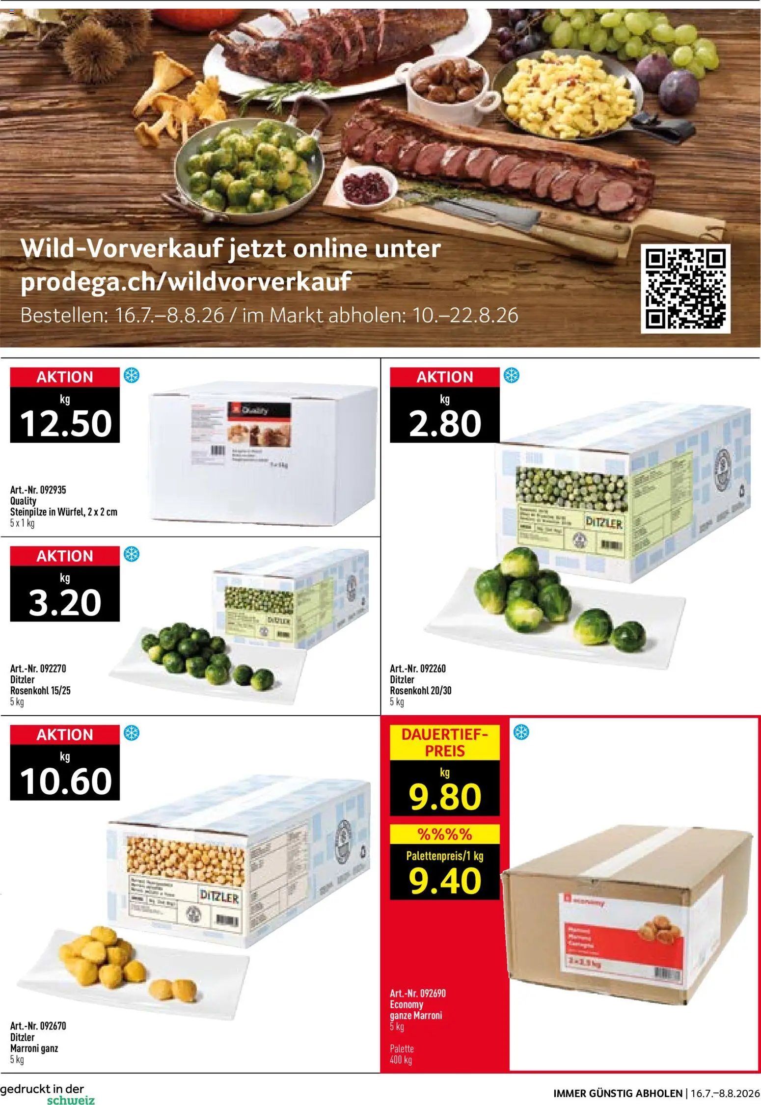 Prodega aktionen Wildvorverkauf – gültig ab 16.07.2026 | Seite: 8