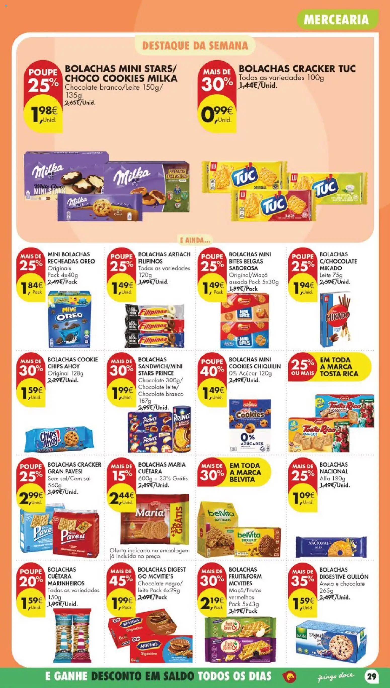 Pingo Doce folheto │ válido de 07/07/2026 | Página: 33 | Produtos: Aveia, Sal, Chocolate, Açúcar