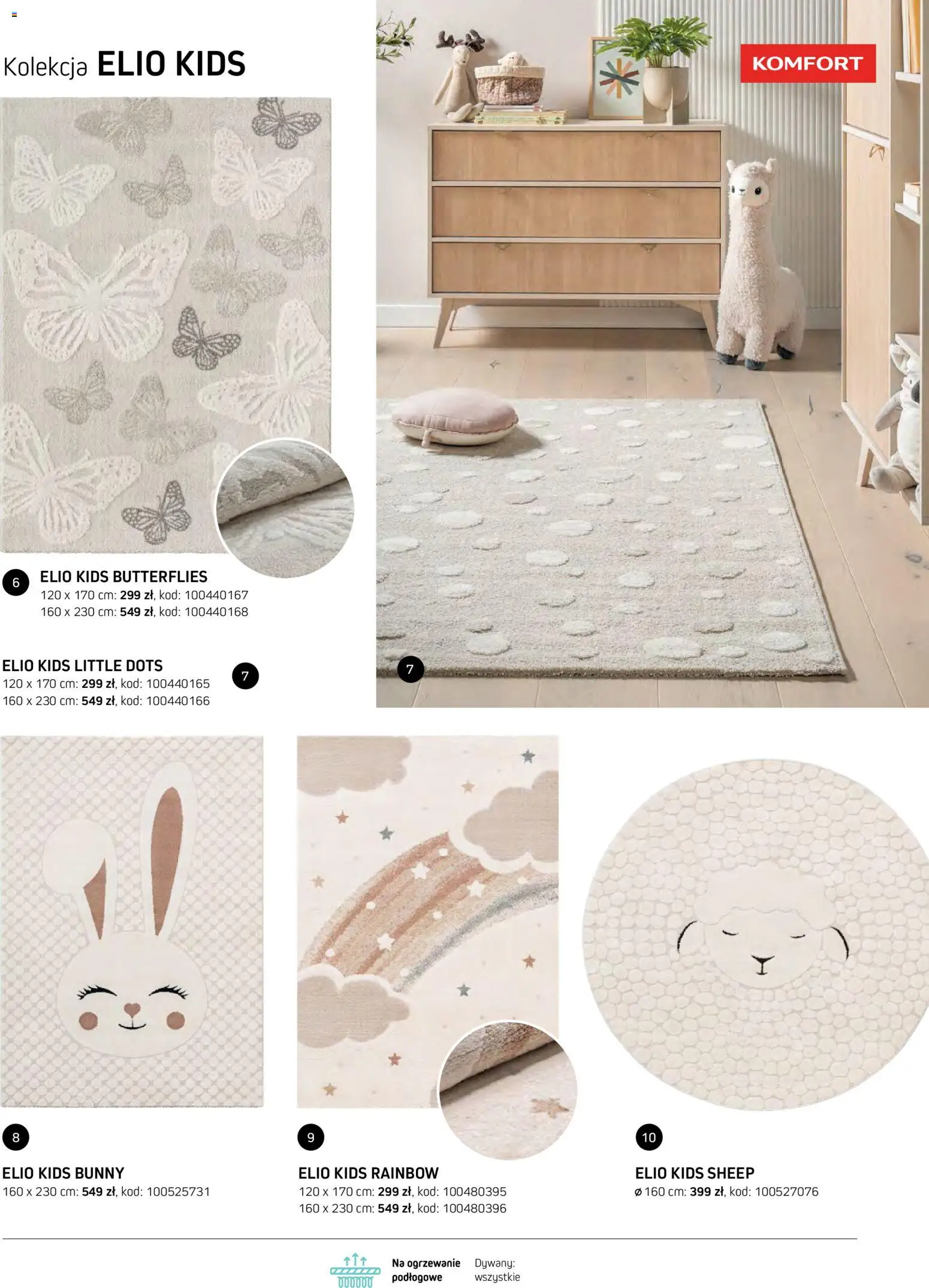 Komfort gazetka - Katalog dywanów od 07.10.2026 | Strona: 69 | Produkty: Dywany