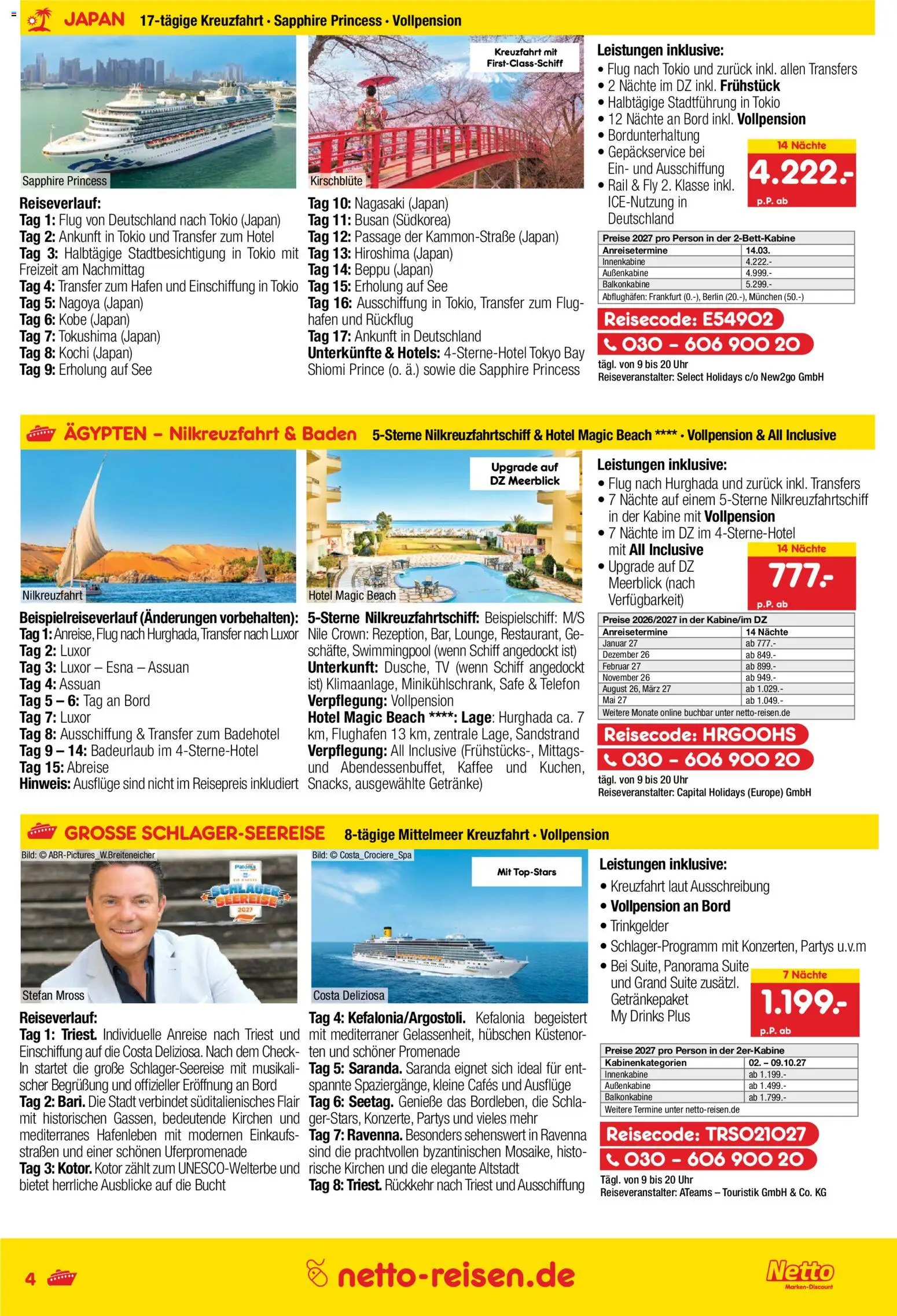 Netto Reisen Prospekt – gültig ab 26.06.2026 | Seite: 4