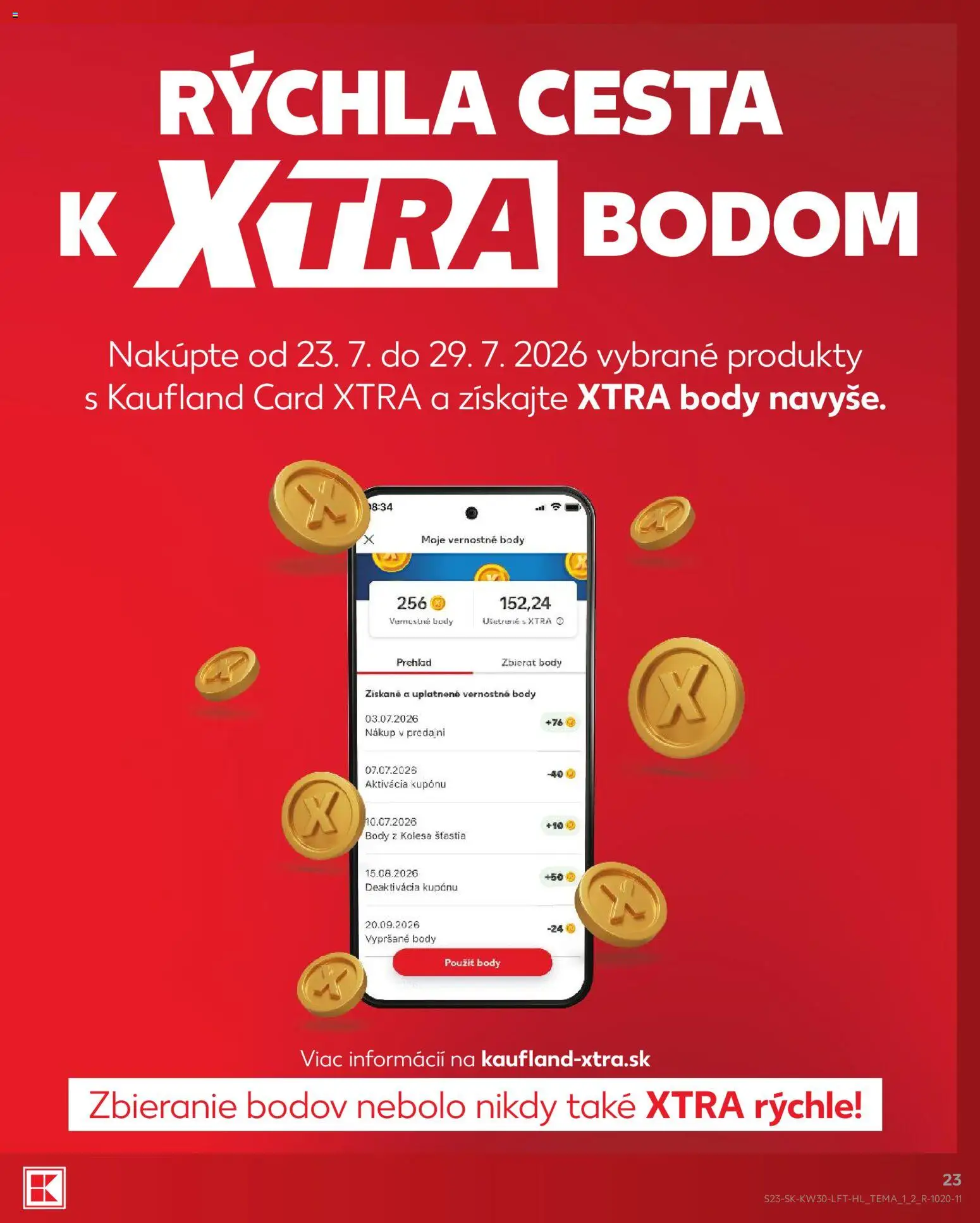Nové Kaufland akcie – leták je platný od 23.07.2026 | Strana: 23