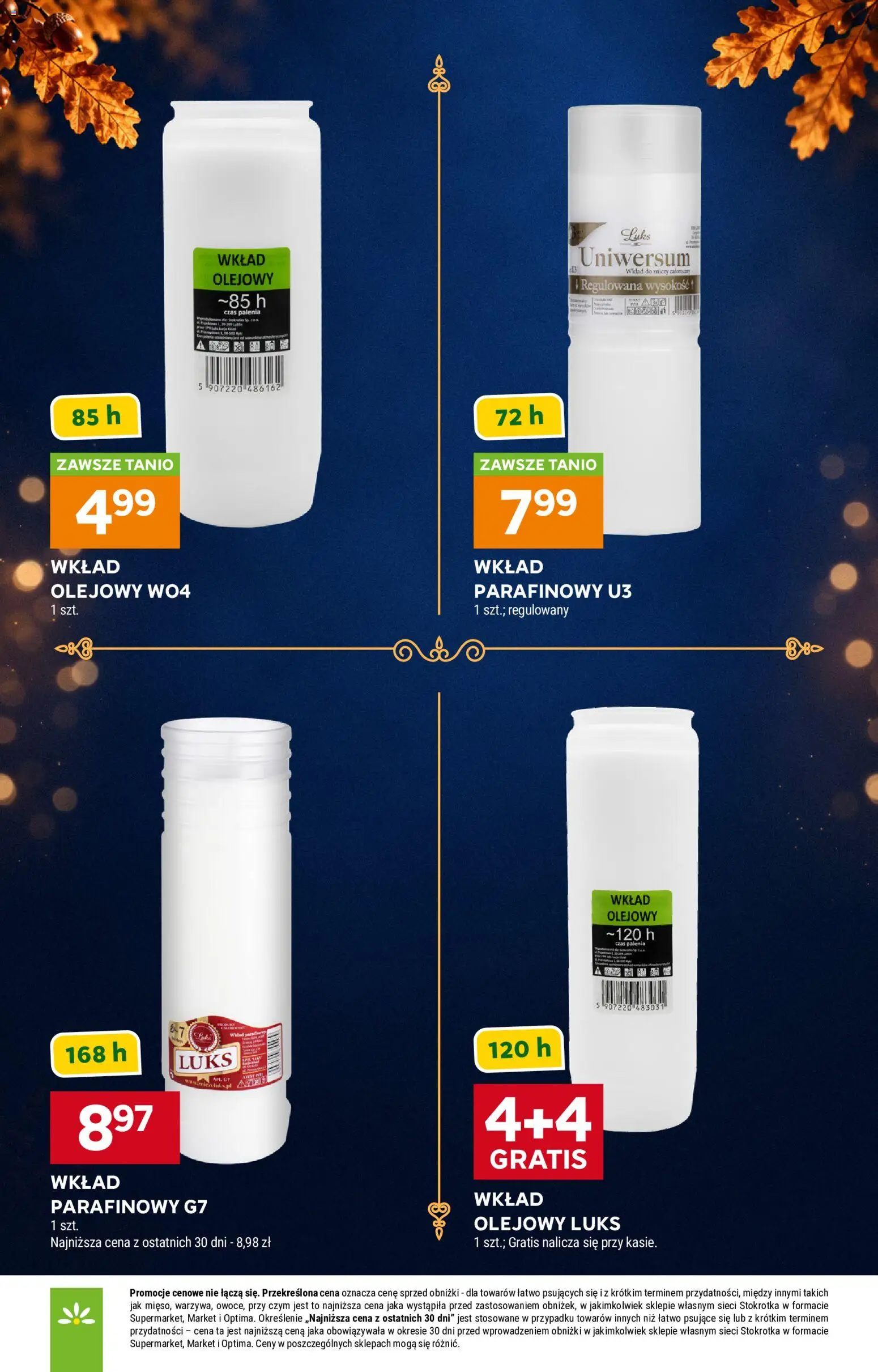 Stokrotka gazetka - Katalog Znicze od 01.10.2026 | Strona: 11 | Produkty: Stokrotka