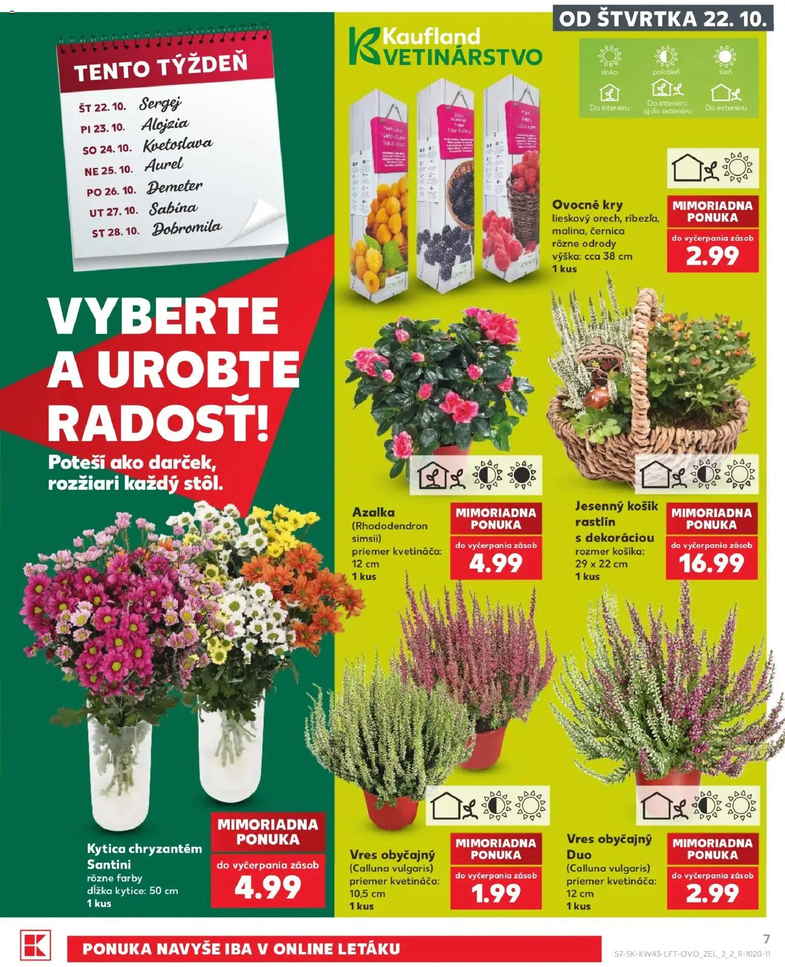 Nové Kaufland akcie – leták je platný od 22.10.2026 | Strana: 7
