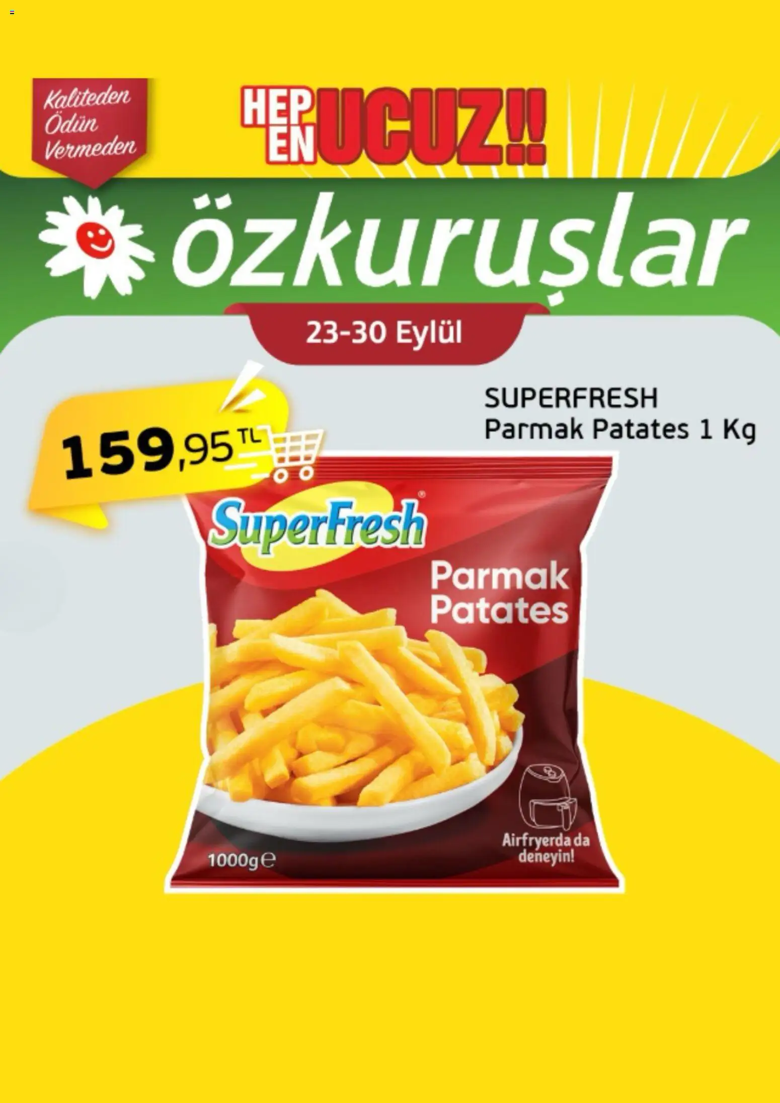 Özkuruşlar Katalog - 25 Eylül 2026 tarihinden itibaren geçerlidir | Sayfa: 6 | Ürünler: Patates