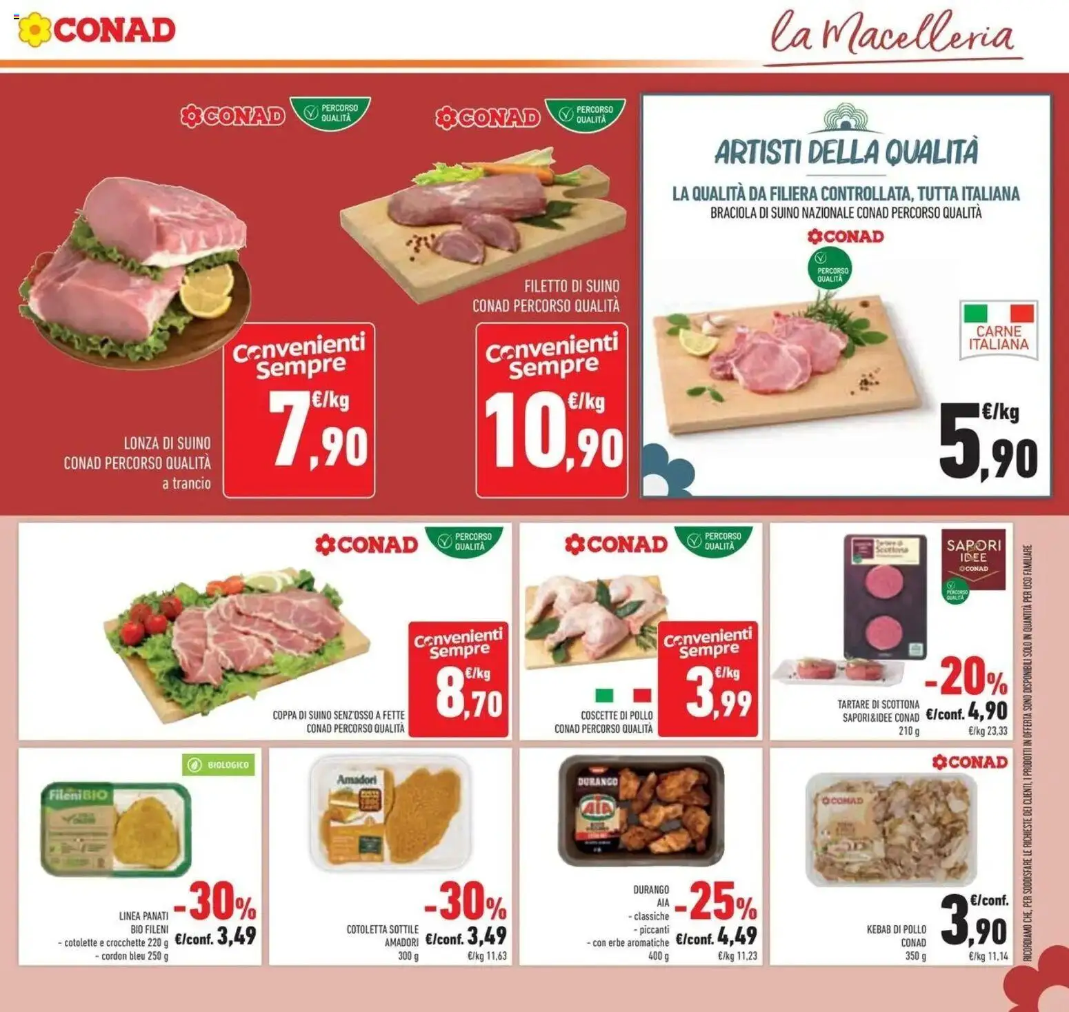 Volantino Conad del 03/06/2026 | Pagina: 15 | Prodotti: Pollo, Suino, Crocchette