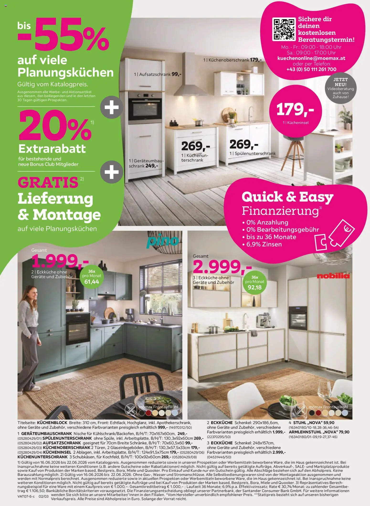 Mömax Prospekt aktuell gültig ab 16.06.2026 | Seite: 2 | Produkte: Wasser, Uhr, Stuhl, Schrank