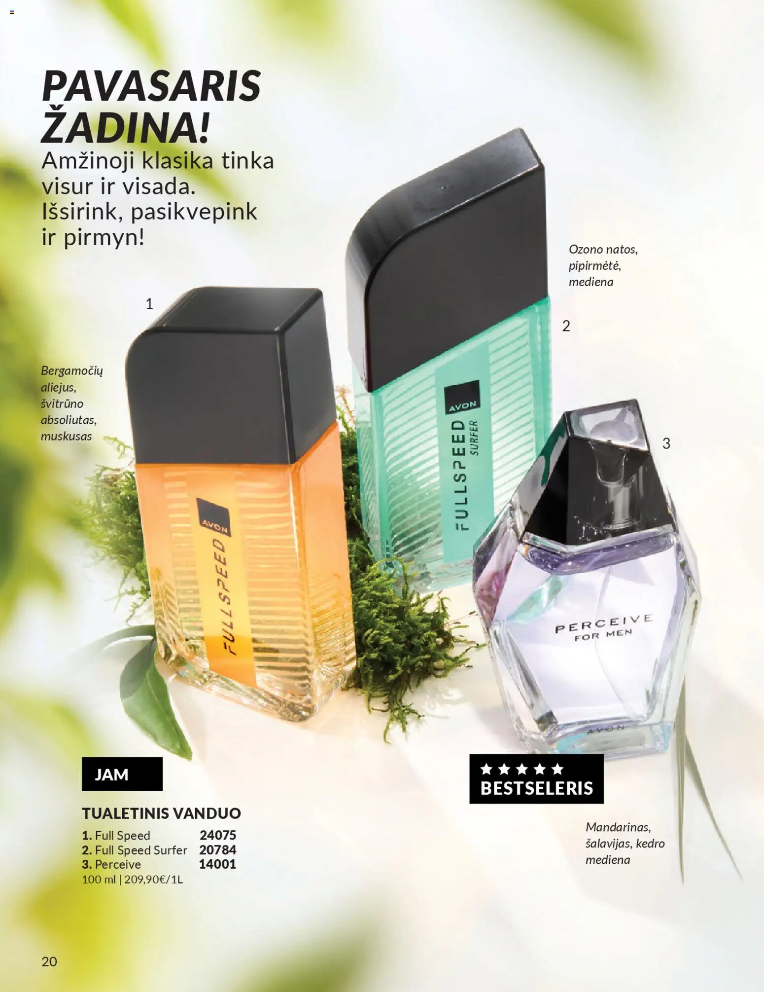 AVON akcijos nuo 2026.04.01 | Puslapis: 20 | Prekių: Vanduo, Tualetinis vanduo