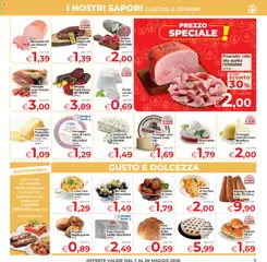 Anteprima del volantino Eurospar volantino Sardegna valido a partire dal 07.05.2026 | Pagina: 7 | Prodotti: Pane, Salame, Prosciutto, Ricotta