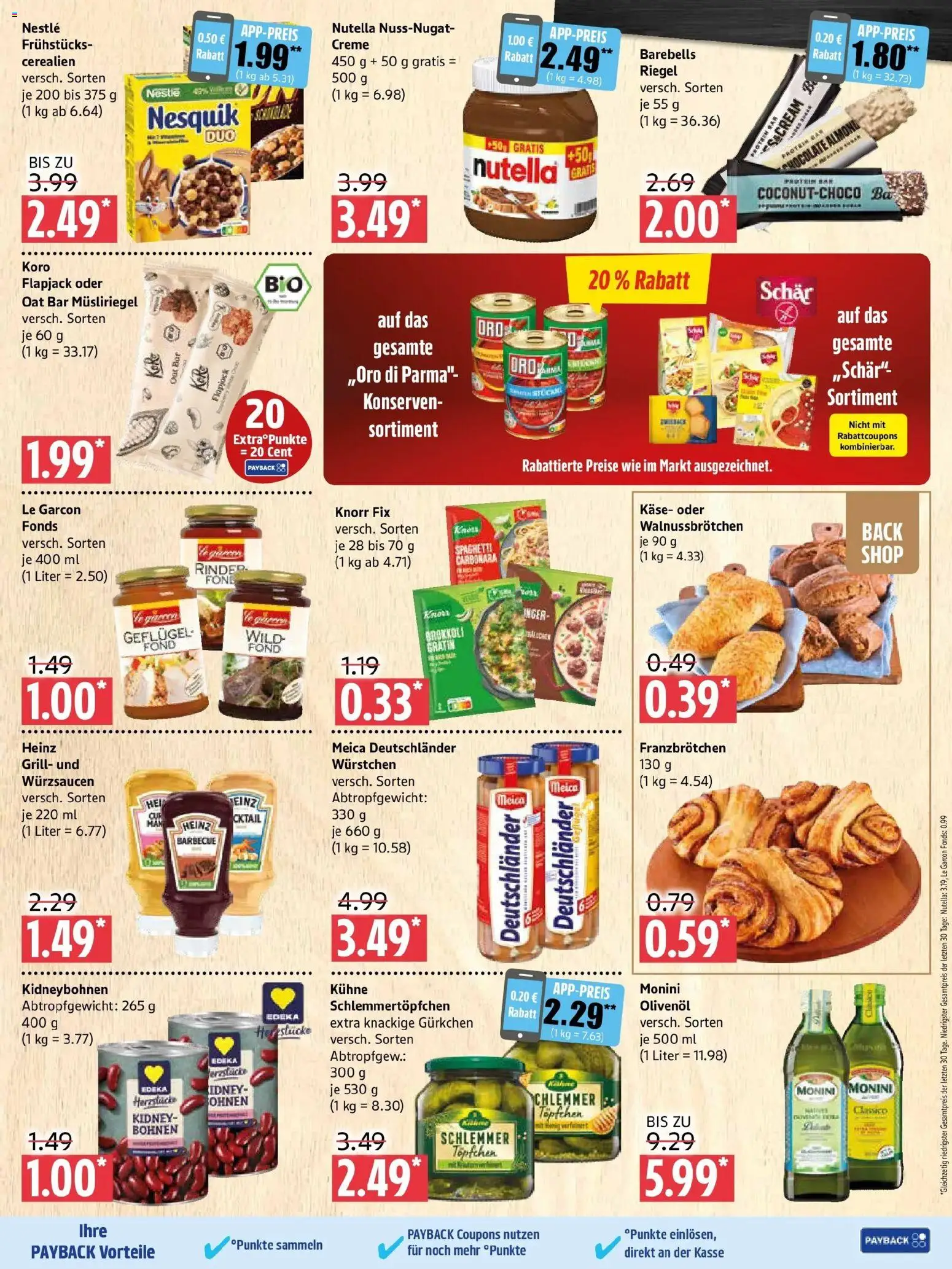 Marktkauf Prospekt Prenzlau – gültig ab 26.10.2026 | Seite: 5 | Produkte: Knorr fix, Käse, Nutella, Brokkoli