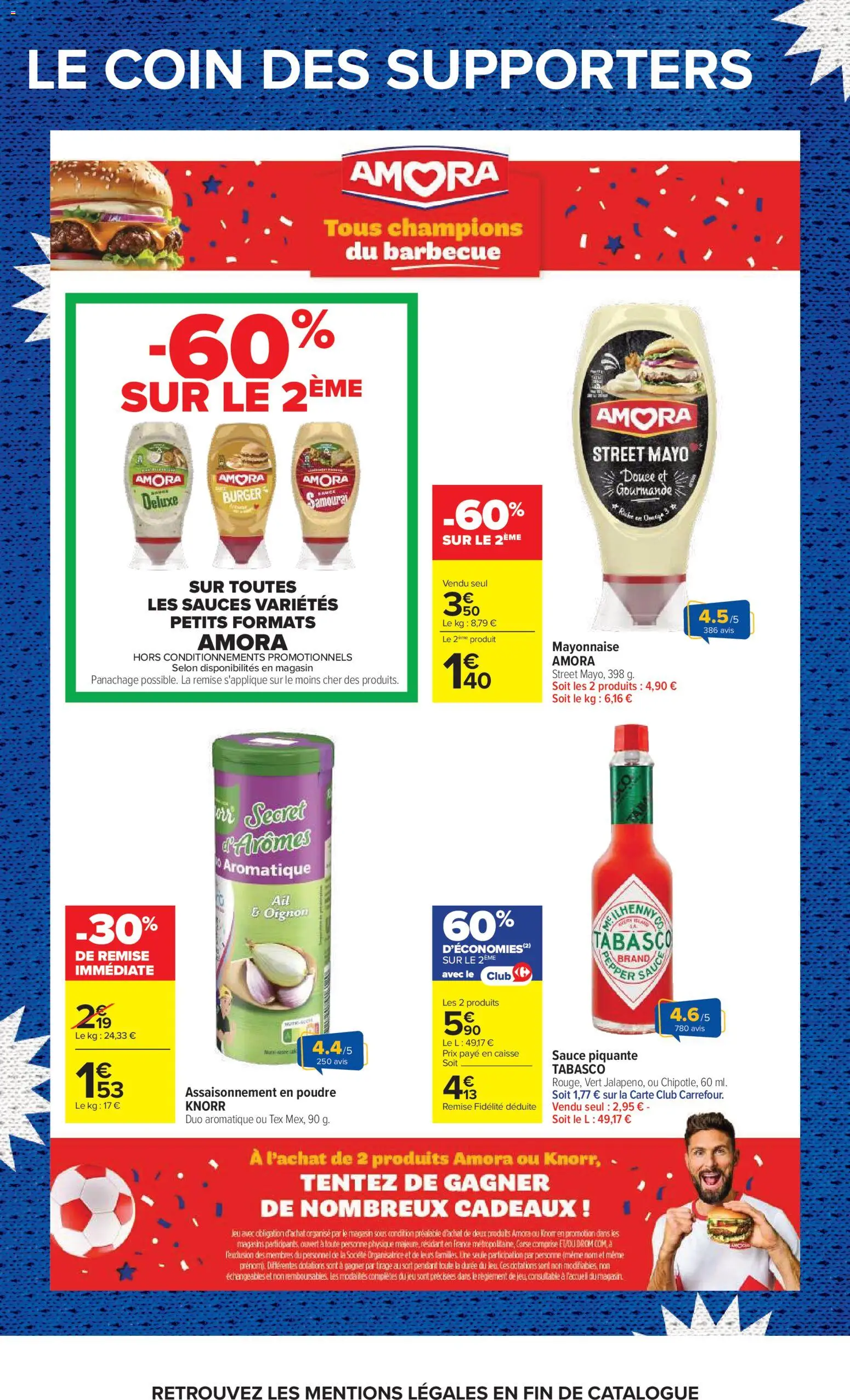 {H1} | Page: 5 | Produits: Barbecue, Poudre, Mayonnaise, Tabasco