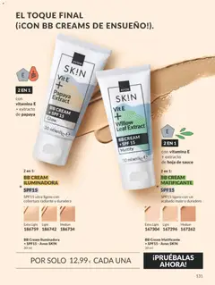 Vista previa Catálogo AVON campaña 9 válido desde el 01/09/2026 | Página: 131 | Productos: BB cream, BB cream iluminadora