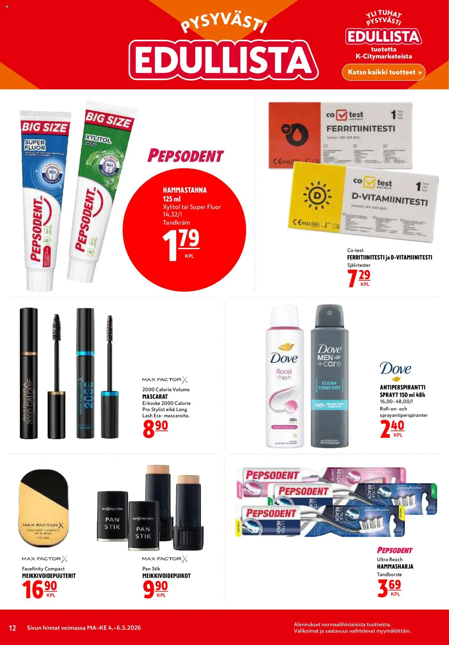 K-Citymarket tarjoukset – voimassa 04.05.2026 alkaen | Sivu: 12