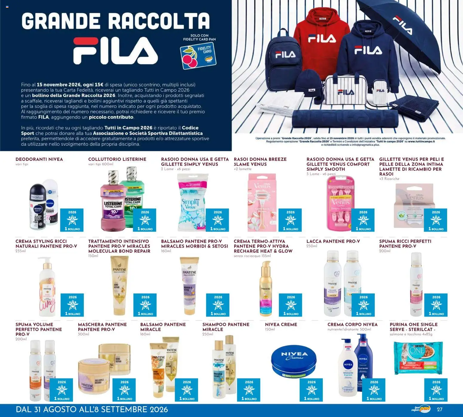 Volantino Pan del 31/08/2026 | Pagina: 27 | Prodotti: Crema, Maschera, Salmone, Listerine