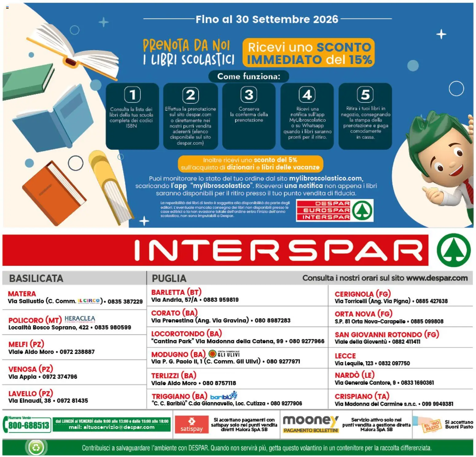 Volantino Interspar del 10/09/2026 | Pagina: 34 | Prodotti: Libri, Lavello, Monitorare, Stampa