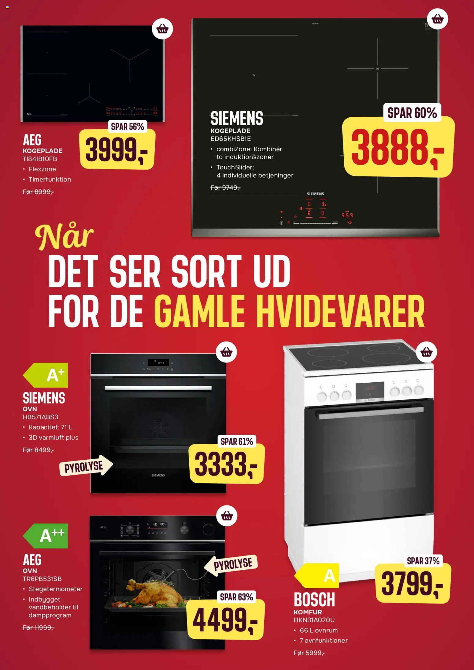 Skousen tilbudsavis – gyldig fra 18.05.2026 | Side: 4 | Produkter: Komfur, Kogeplade