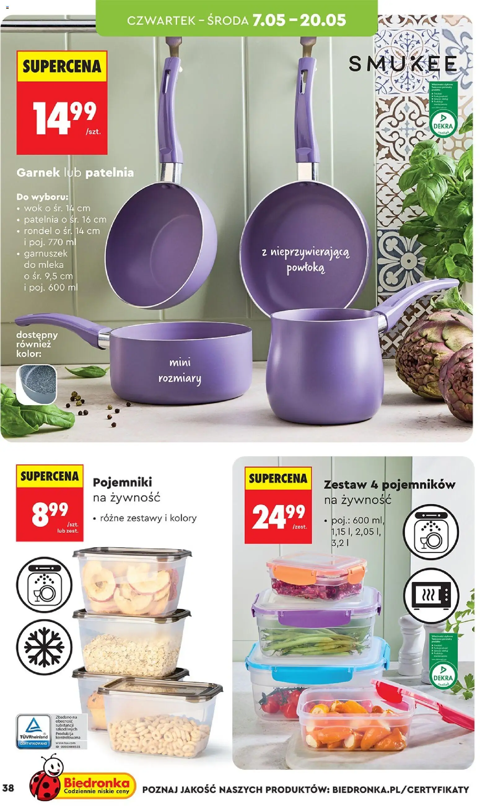 Biedronka gazetka - Hity i inspiracje od 04.05.2026 | Strona: 38