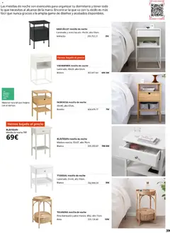 Vista previa IKEA - Muebles para el dormitorio válido desde el 01/09/2026 | Página: 39 | Productos: Mesilla de noche